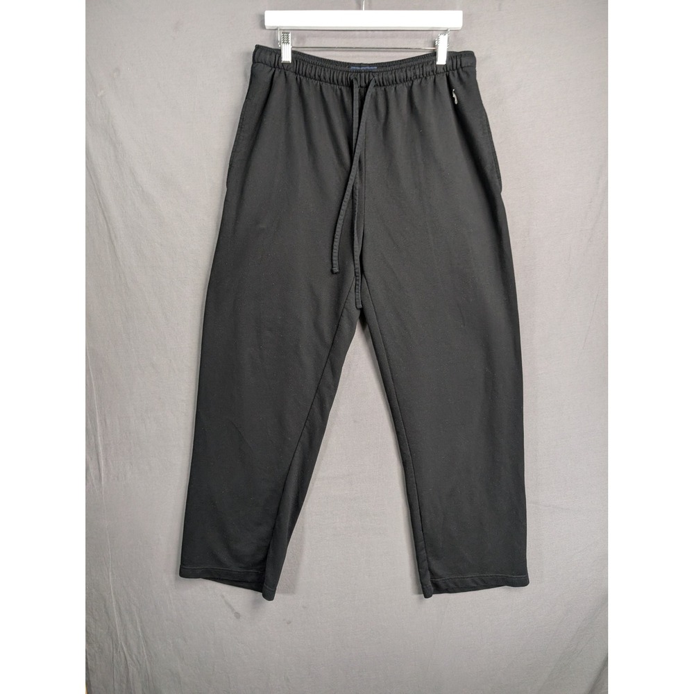 Polo Ralph Lauren Mens Black Double Knit Jogger Pants Large 8226